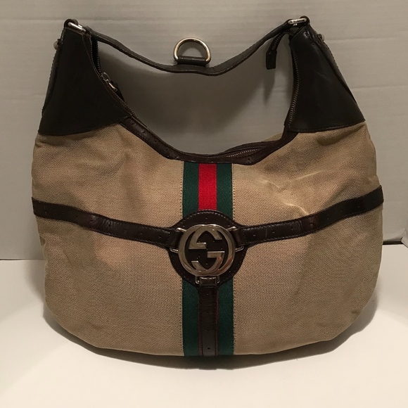 Gucci Handbags - Gucci Vintage Horsebit Reins Logo Britt Blondie